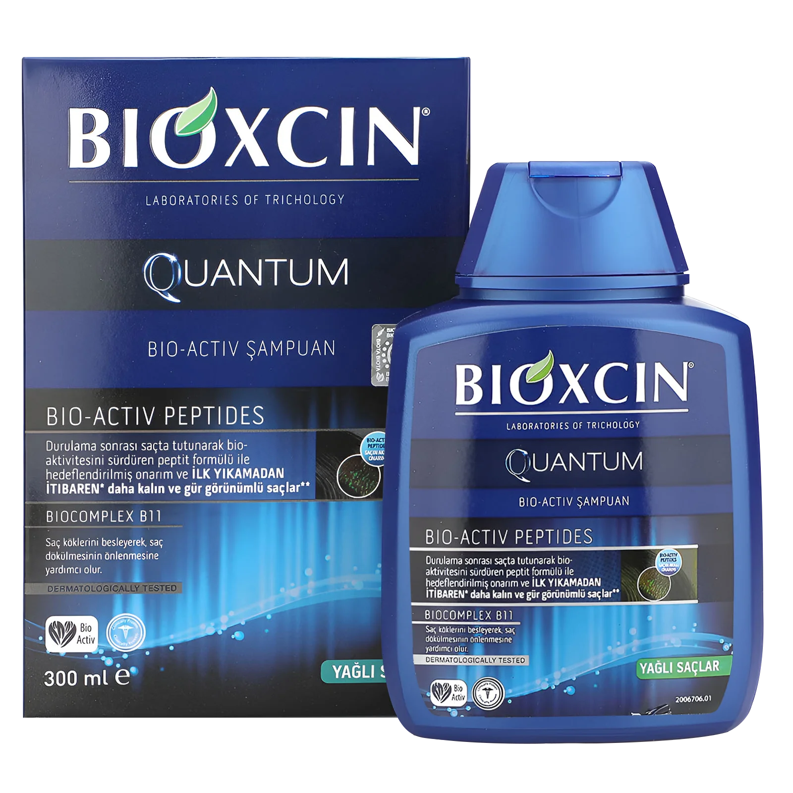 BIOXCIN Quantum BIO-ACTIV Shampoo for OILY hair 300ML - Image 2