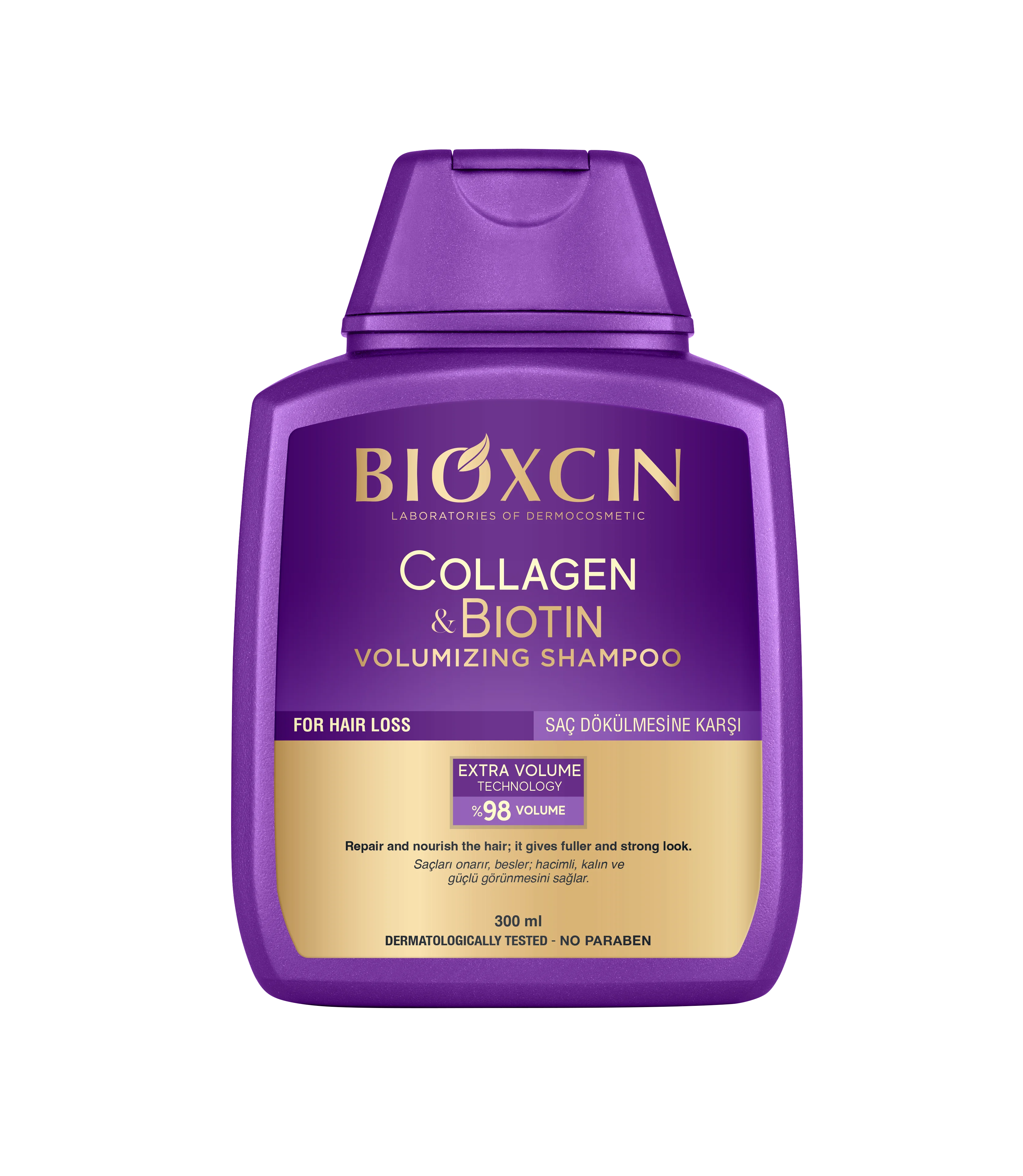 BIOXCIN Collagen & Biotin Volumizing Shampoo 300ML