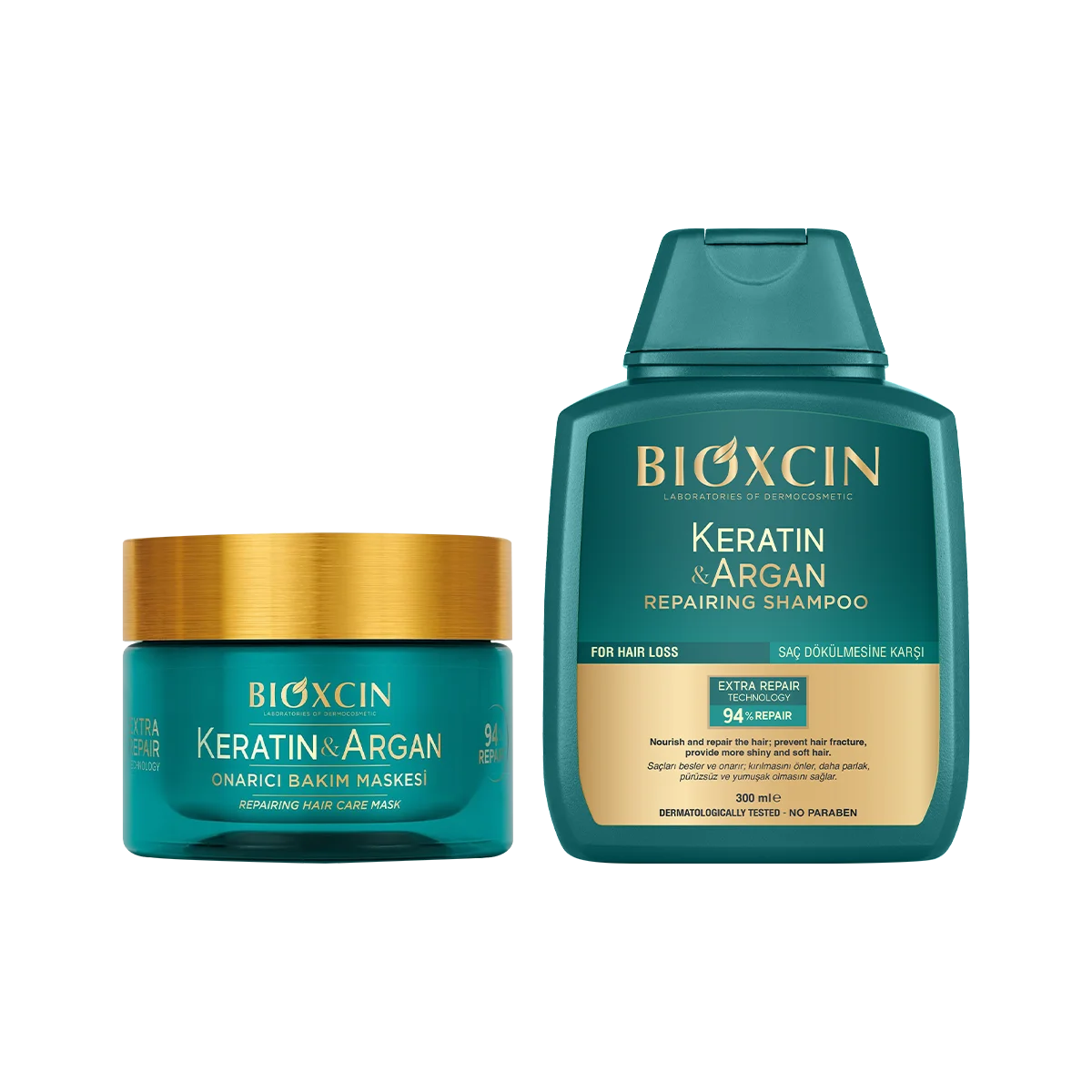 Keratin & Argan Hair Repair & Restoration Package